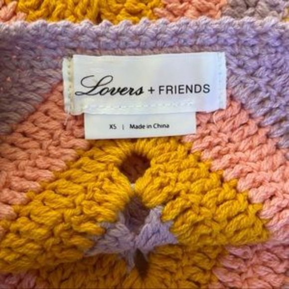 Lovers + Friends/Lovers and Friends Equator Crochet Halter Dress in NWOT (XS) - Picture 5 of 5